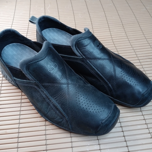 Timberland Mens Earthkeepers 57181 Black Leather Casual Slip On Shoes Size 11 M. main image 7